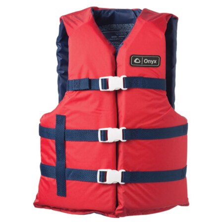 Onyx Onyx Universal Boating Vest Adult Universal Red 103000-100-004-12